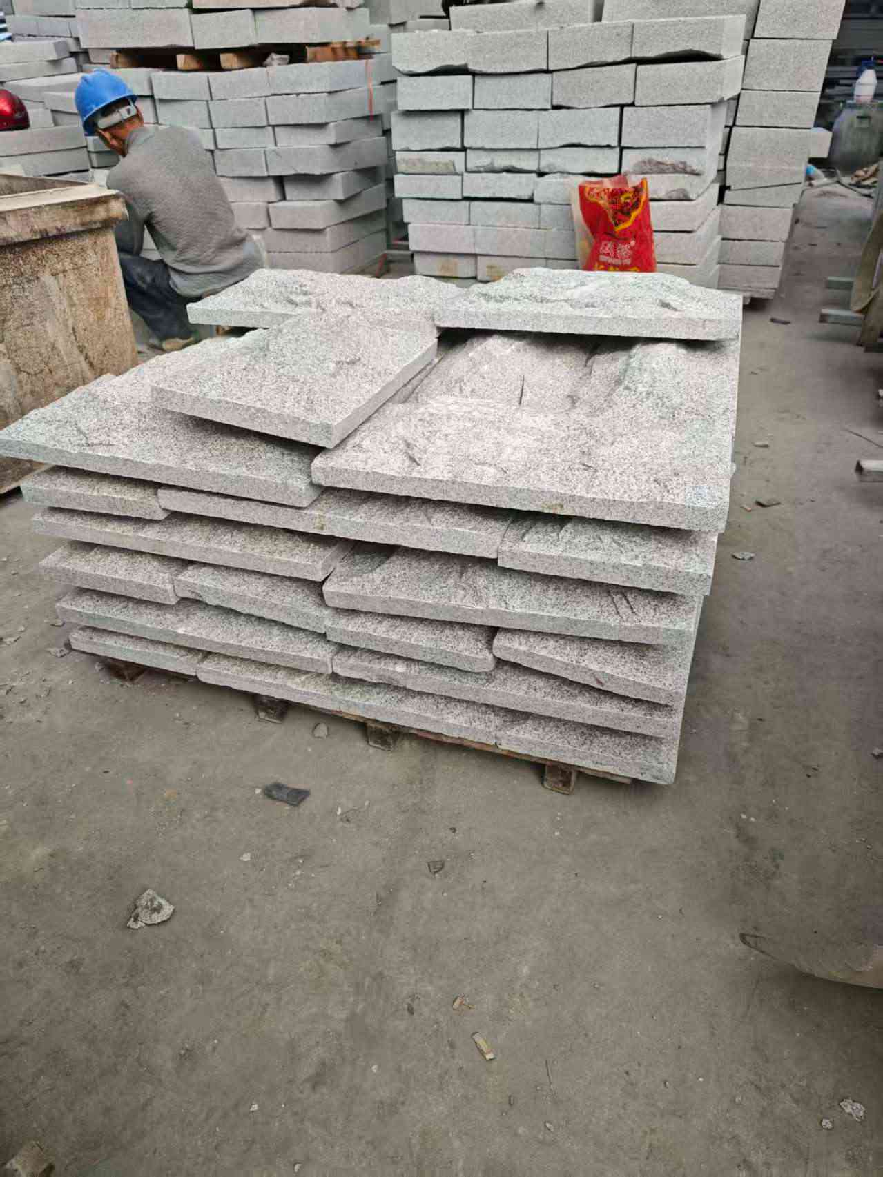 邯郸芝麻白蘑菇石，自然面